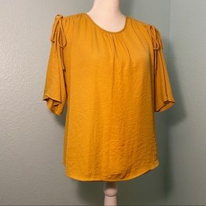 Vince Camuto Highland Rumple Split-Sleeve Blouse